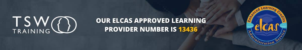 ELCAS Approved Learning Provider Number 13436 Banner