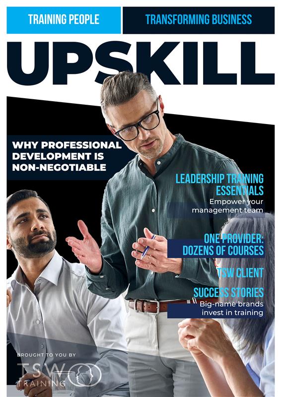 TSW's Upskill Magazine Frotn Page